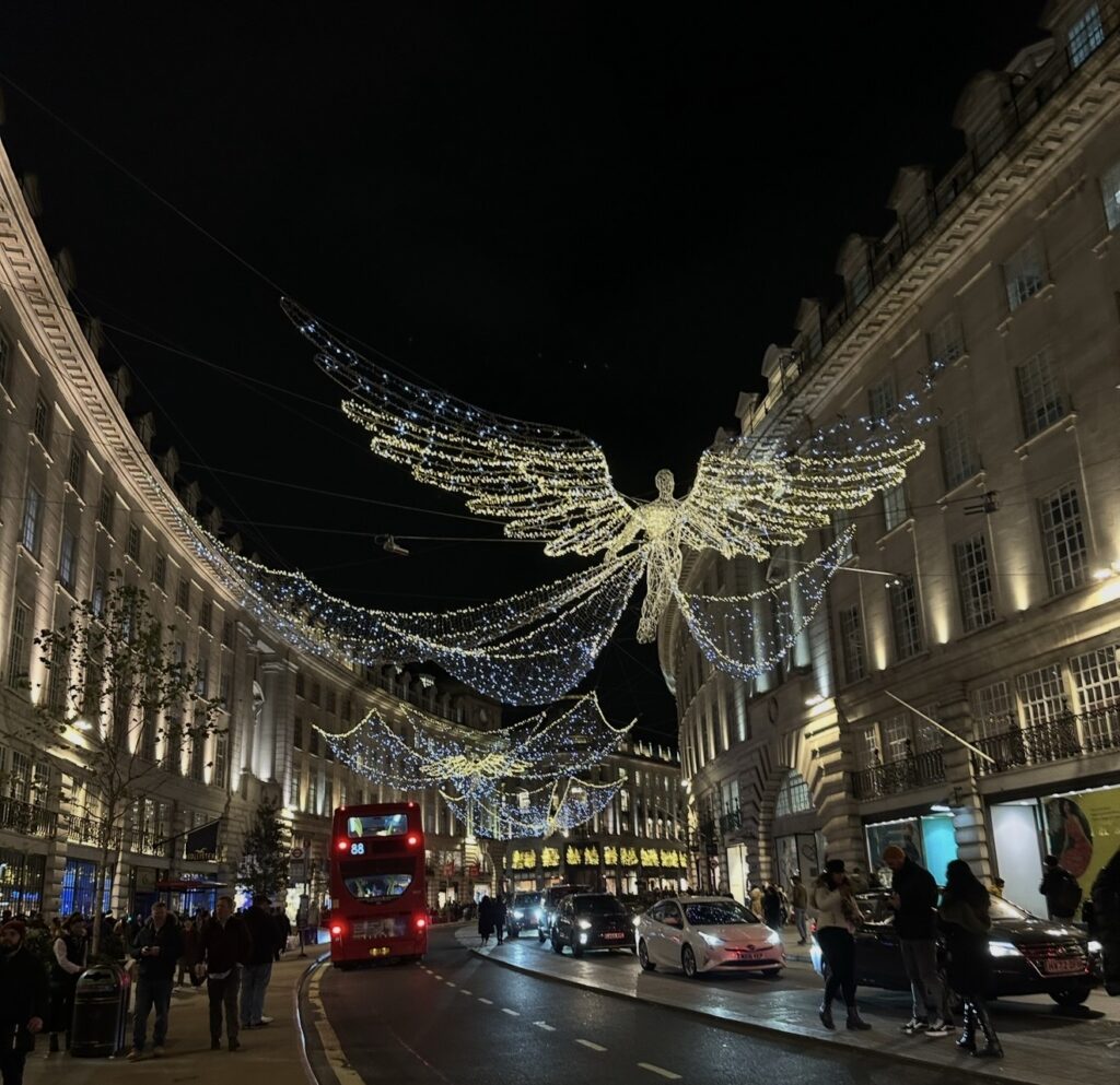 London Christmas Lights 2025 Regent Street & St James's display at night